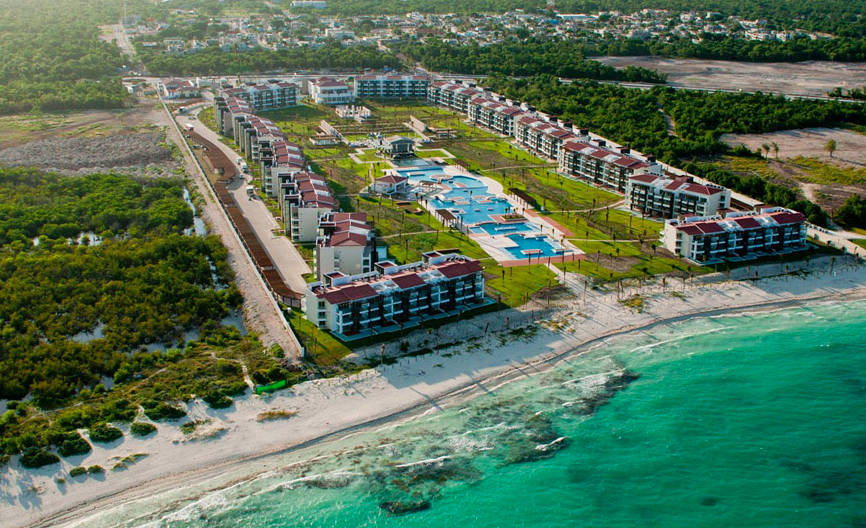 Complejo Grand Coral en la Riviera Maya. 