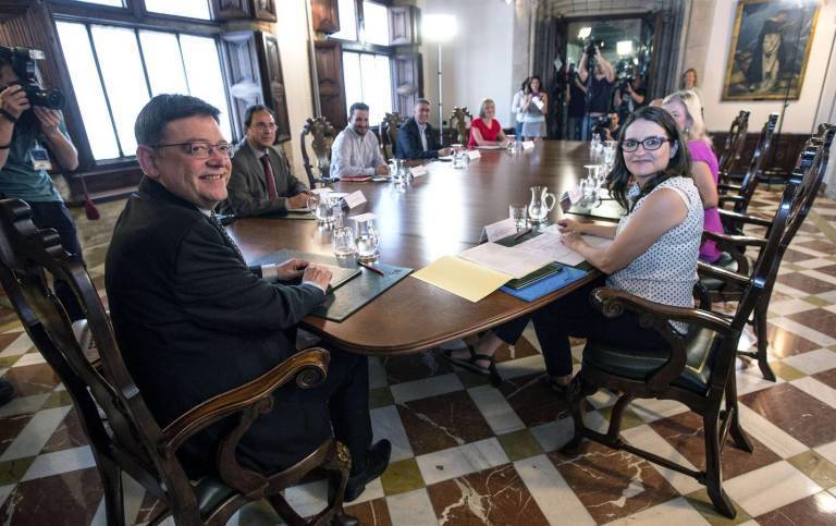 Pleno del Consell presidido por Ximo Puig. Foto: GVA