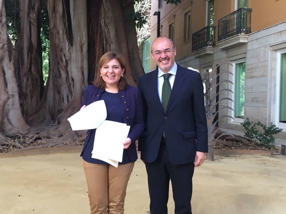 Isabel Bonig y Eugenio Monzó