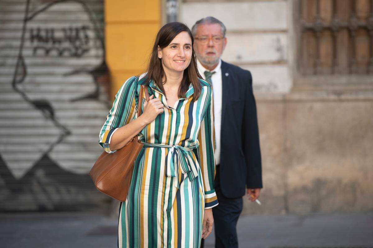 Elisa Valía y Ramón Vilar, consejeros del PSPV. Foto: KIKE TABERNER