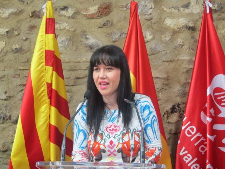 La coordinadora de Esquerra Unida en València, Rosa Albert