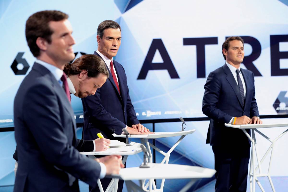 Momento del debate. Foto: EFE