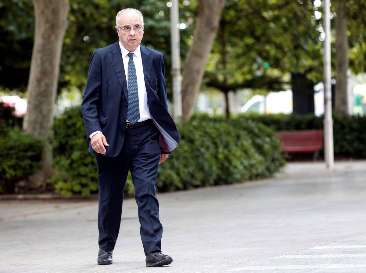 Rafael Blasco, a su llegada al juicio este lunes. Foto: EFE/MANUEL BRUQUE