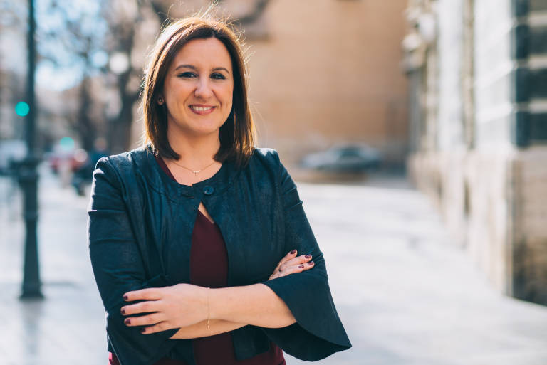 La candidata del PP, María José Català. Foto: KIKE TABERNER