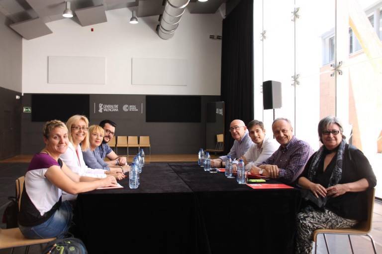 Equipo negociador de Compromís y del PSPV. Foto: EP.