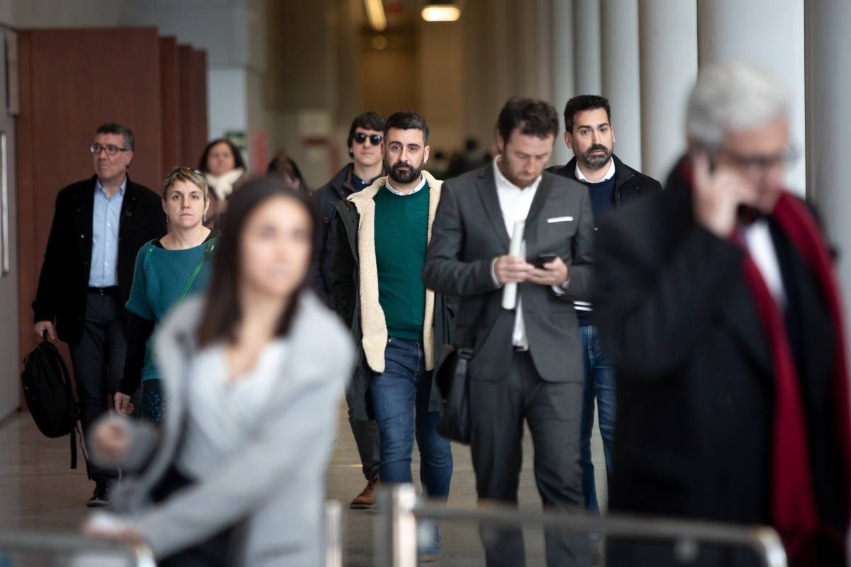 Fuset, tras declarar en el juzgado en enero de 2019. Foto: EFE/BIEL ALIÑO