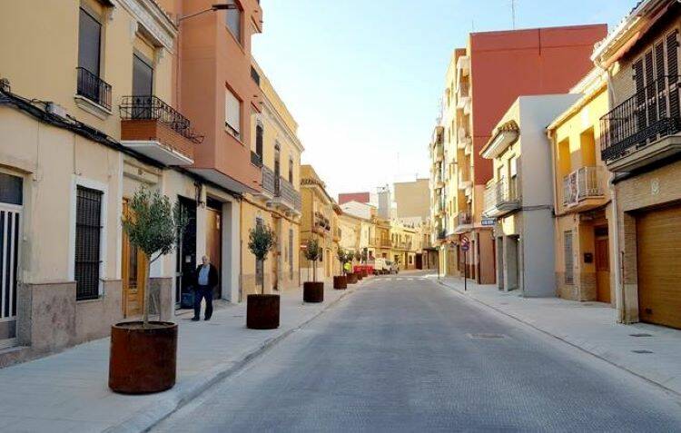 Remodelación de una calle en el casco antiguo