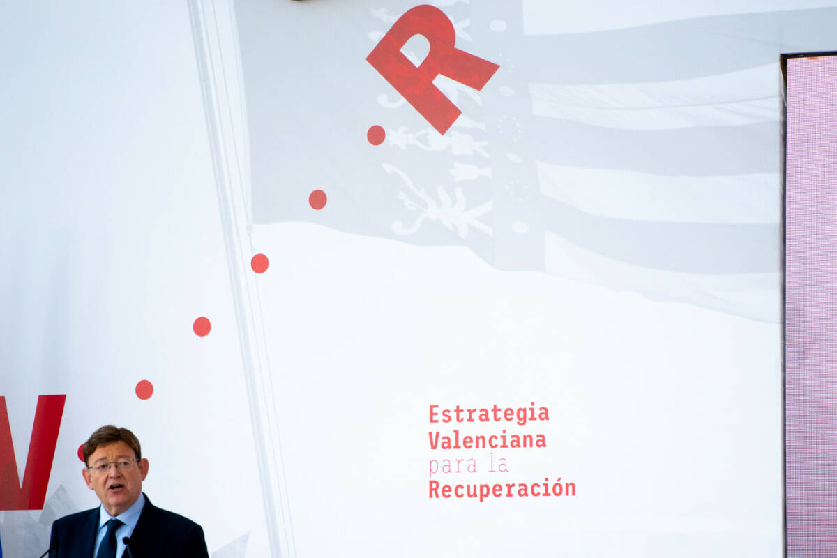 Puig, durante su intervención este martes. Foto: KIKE TABERNER