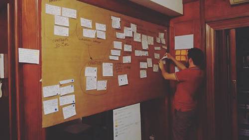 Parte del proceso de elaboración de Whymaps