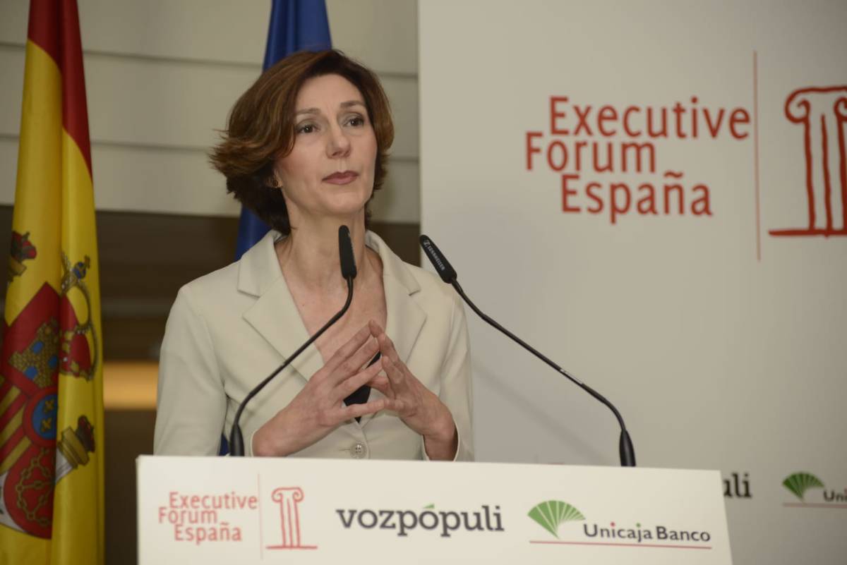 La secretaria de Estado de Turismo, Isabel Oliver. Foto: MINISTERIO DE INDUSTRIA