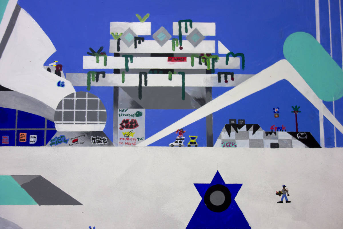 'La ciudad ideal'. Detalle.