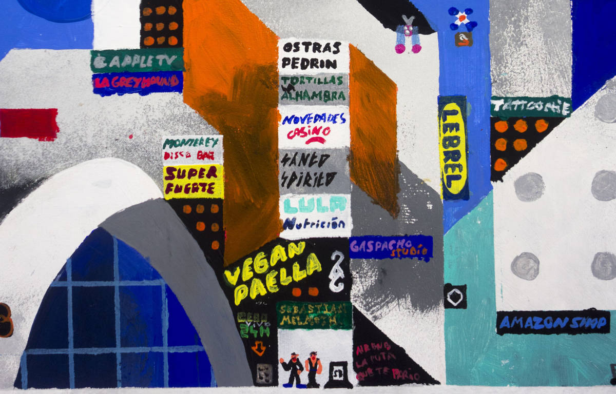 'La ciudad ideal'. Detalle.