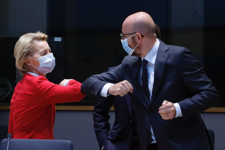 Ursula von der Leyen y Charles Michel. Foto: Dario Pignatelli /European Council