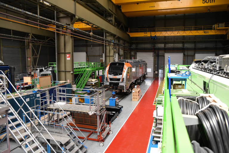 Instalaciones de Stadler en Valencia. Foto: EDUARDO MANZANA