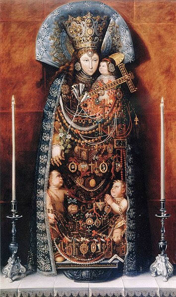 Tomás Yepes, virgen de los Desamparados, siglo XVII
