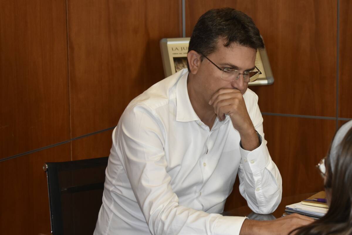 Entrevista con Juan Ramón Adsuara. Foto: Ajuntament de Alfafar