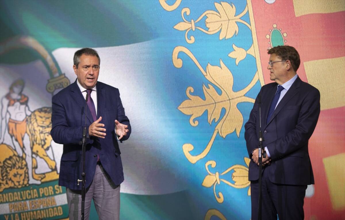 Espadas y Puig en un acto antes de elecciones. Foto: EP/María José López