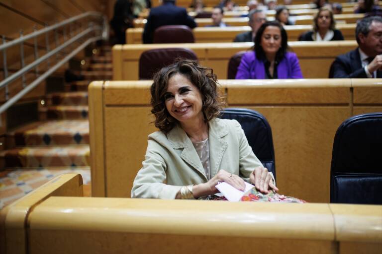 María Jesús Montero. Foto: ALEJANDRO MARTÍNEZ VÉLEZ/EP