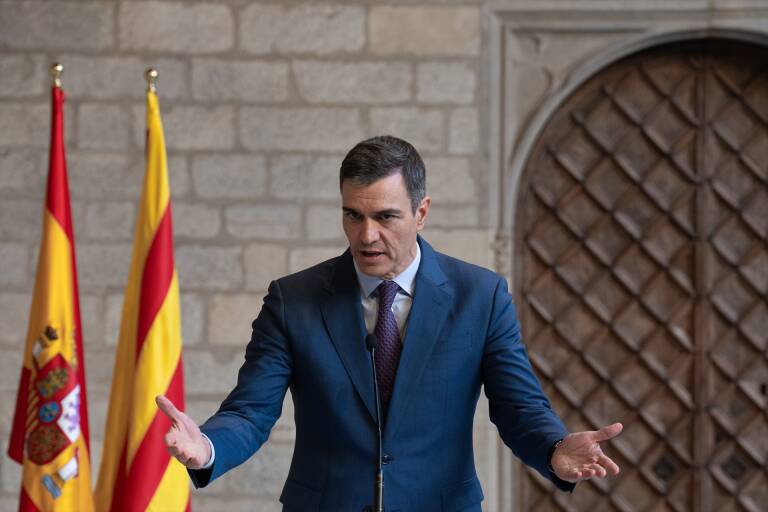Pedro Sánchez. Foto: DAVID ZORRAKINO/EP