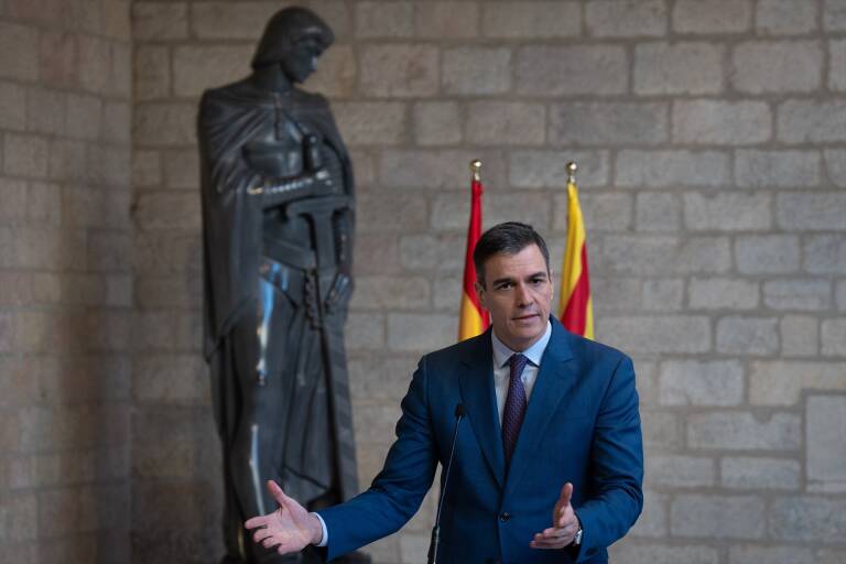 Pedro Sánchez. Foto: DAVID ZORRAKINO/EP
