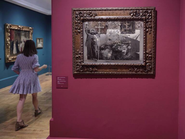 Una de las obras de Joaquín Sorolla en una exposición. Foto: EDUARDO PARRA/EP