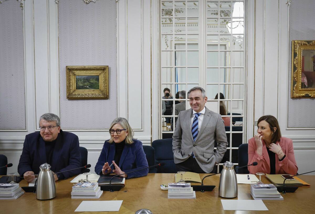 Portavoces del PP y de Ciudadanos. Foto: CORTS/JOSÉ CUÉLLAR