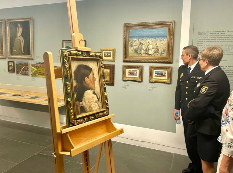Otra obra falsa detectada por la policía de la Generalitat. Foto: GVA