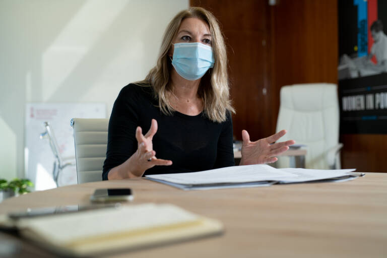 La secretaria autonómica durante una entrevista en 2020. Foto: KIKE TABERNER