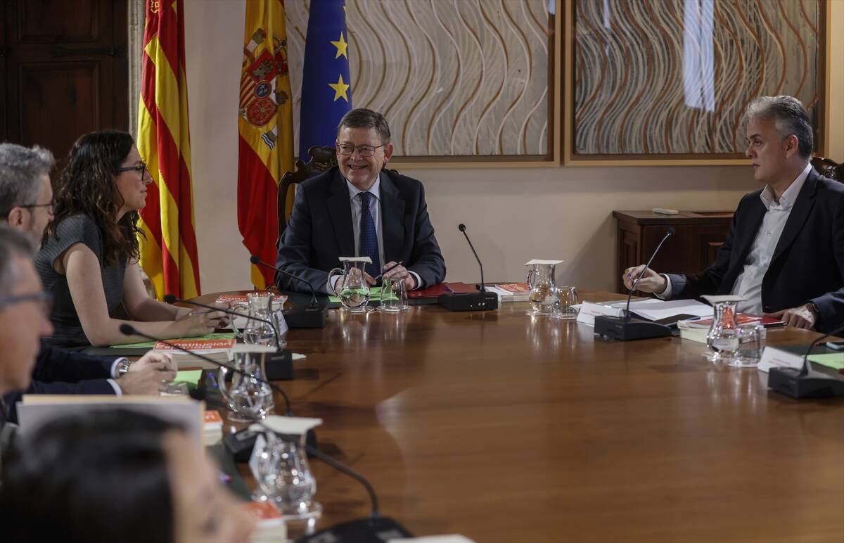 Pleno extraordinario del Consell celebrado este lunes. Foto: ROBER SOLSONA/EP