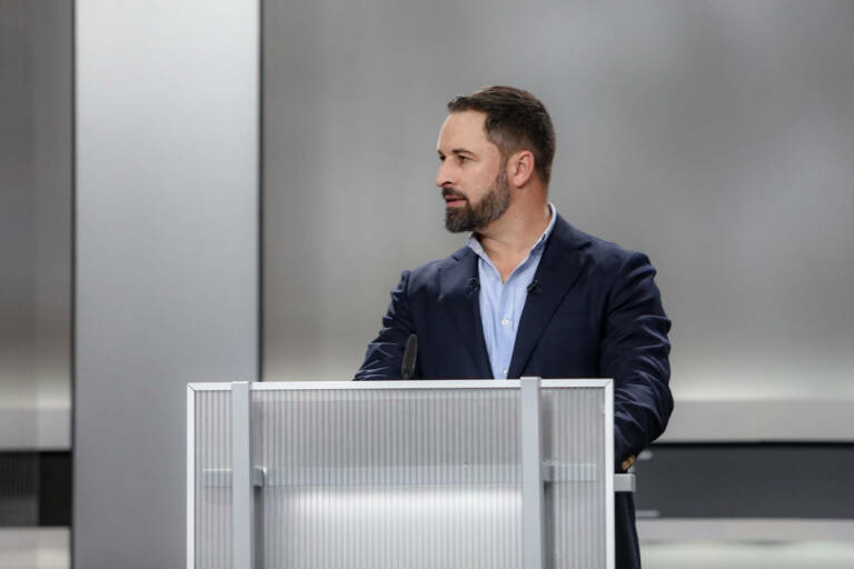 Santiago Abascal. Foto: EP/RICARDO RUBIO