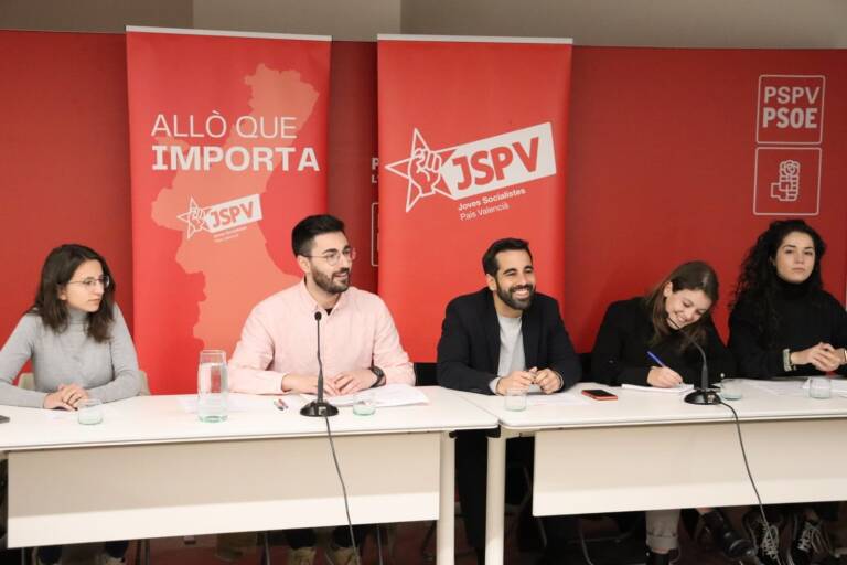 Ejecutiva de Joves Socialistes. Foto: PSPV
