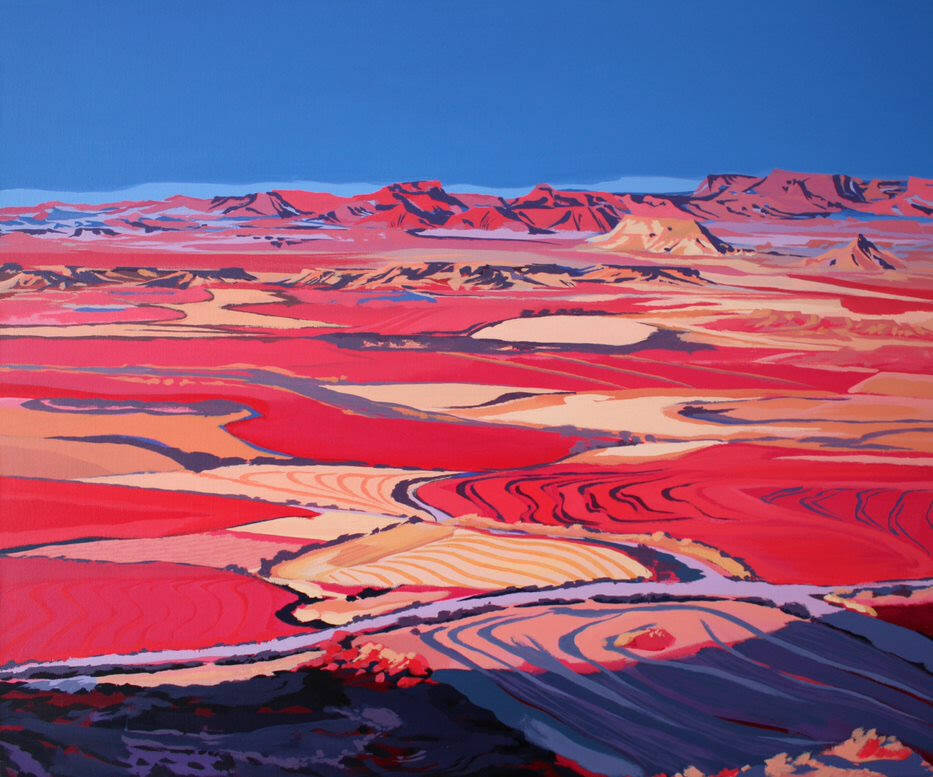 Nekane Manrique. Bárdenas, rojo carmesí, 2010.