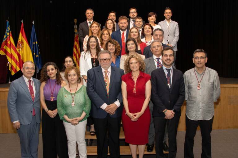 Los concejales de la nueva corporación de Torrent. Foto: Ajuntament Torrent.