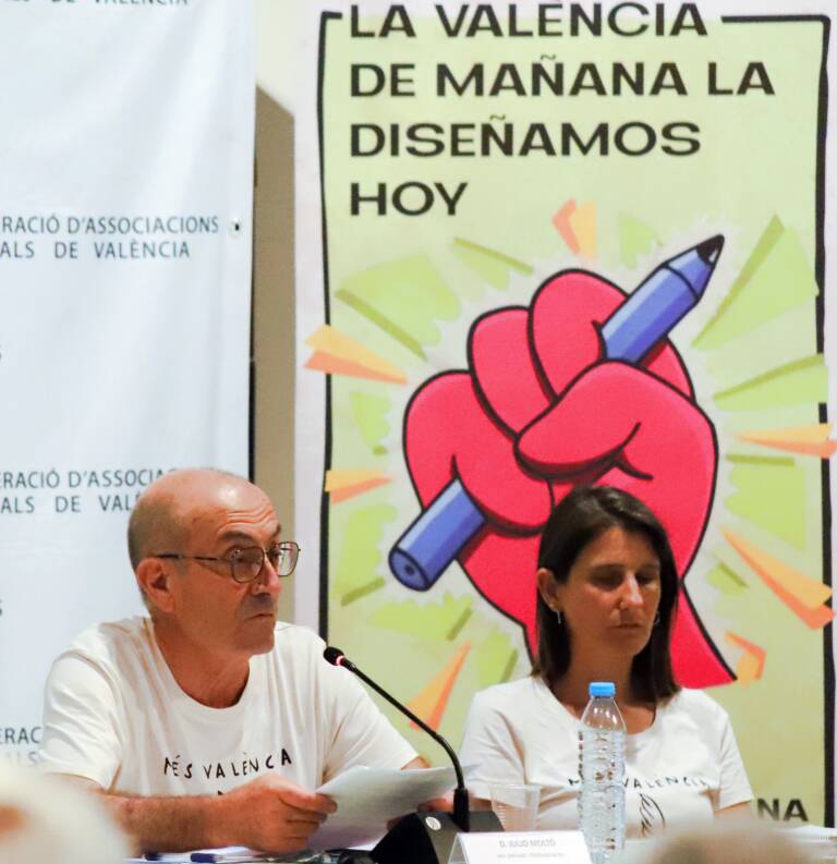 Julio Moltó, vecino de Natzaret. Foto: Federació d'Associacions Veïnals de València