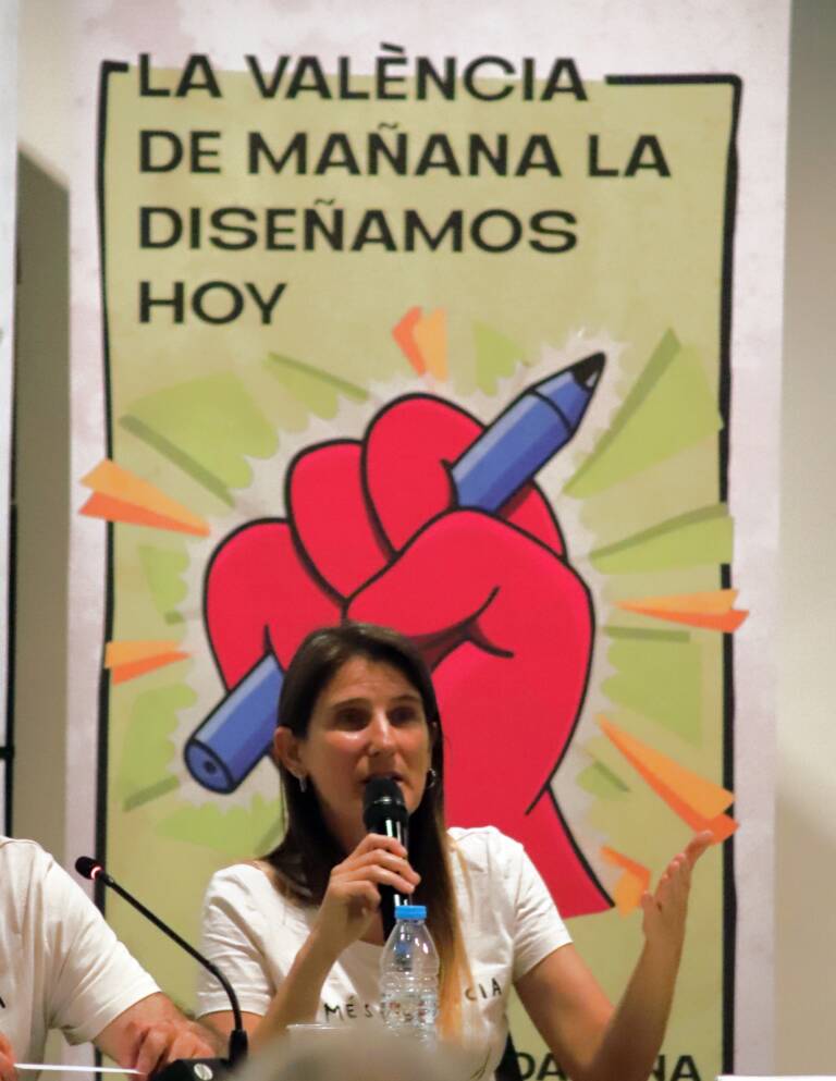 Pau Monasterio, representante de la Comissió Ciutat-Port. Foto: Federació d'Associacions Veïnals de València