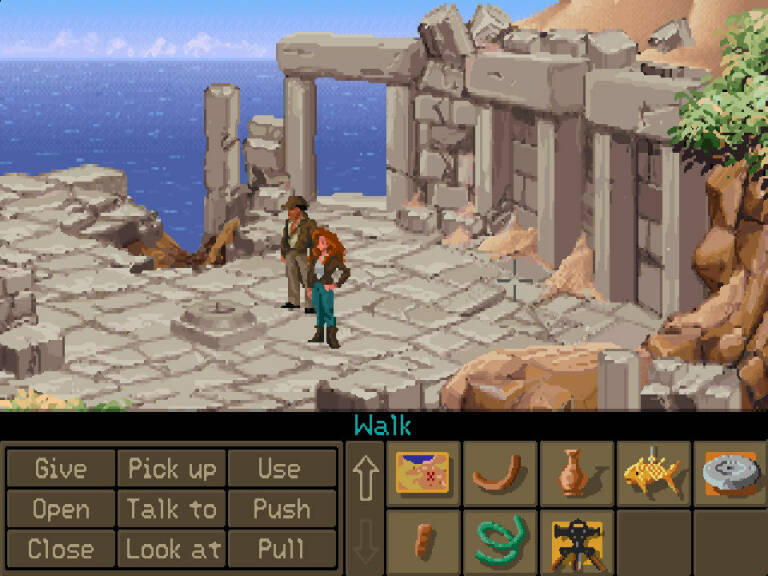 La mejor película de Indy es la que no se hizo, 'Fate of Atlantis'. Foto: LUCASARTS