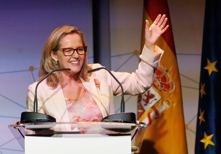 Nadia Calviño. Foto: EDUARDO PARRA/EP