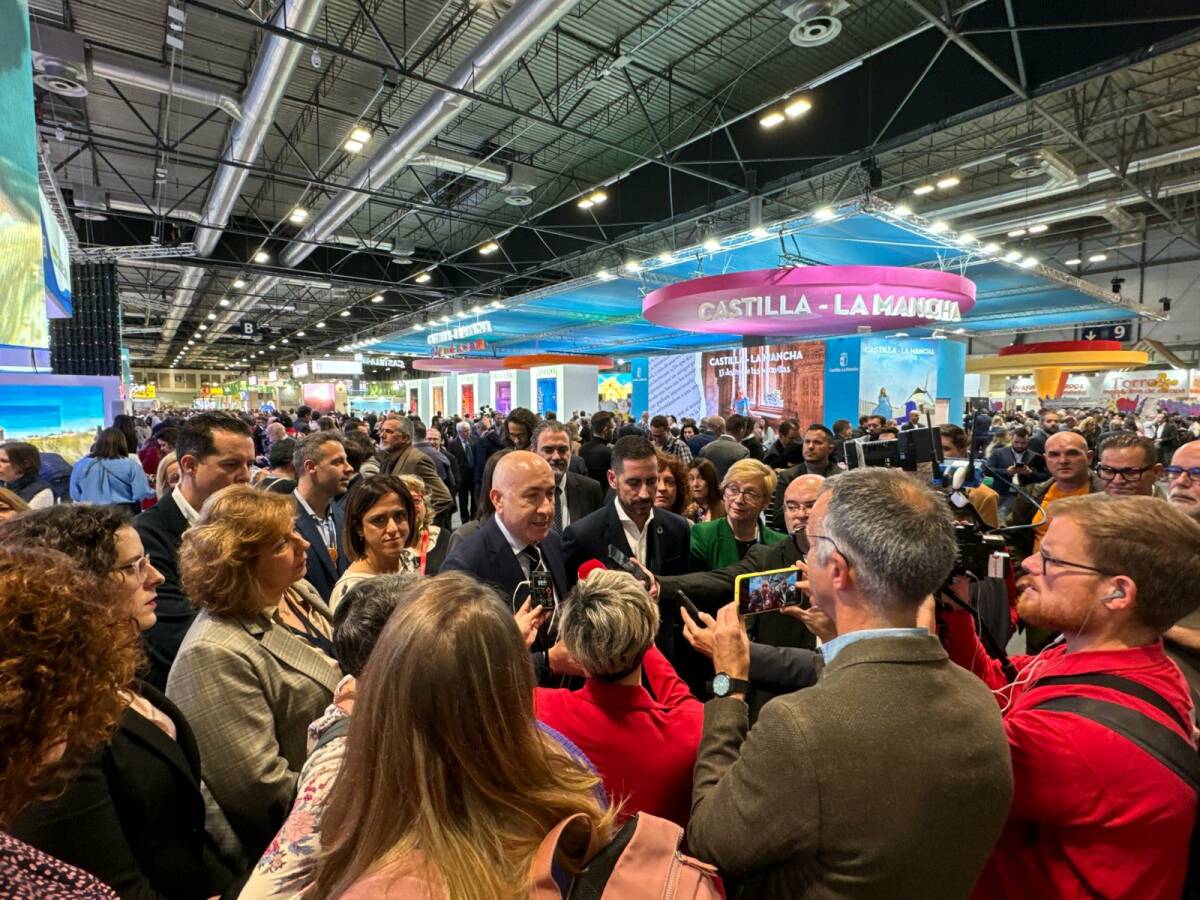 Soler y Bielsa, juntos ante los medios en Fitur este miércoles. Foto: VP
