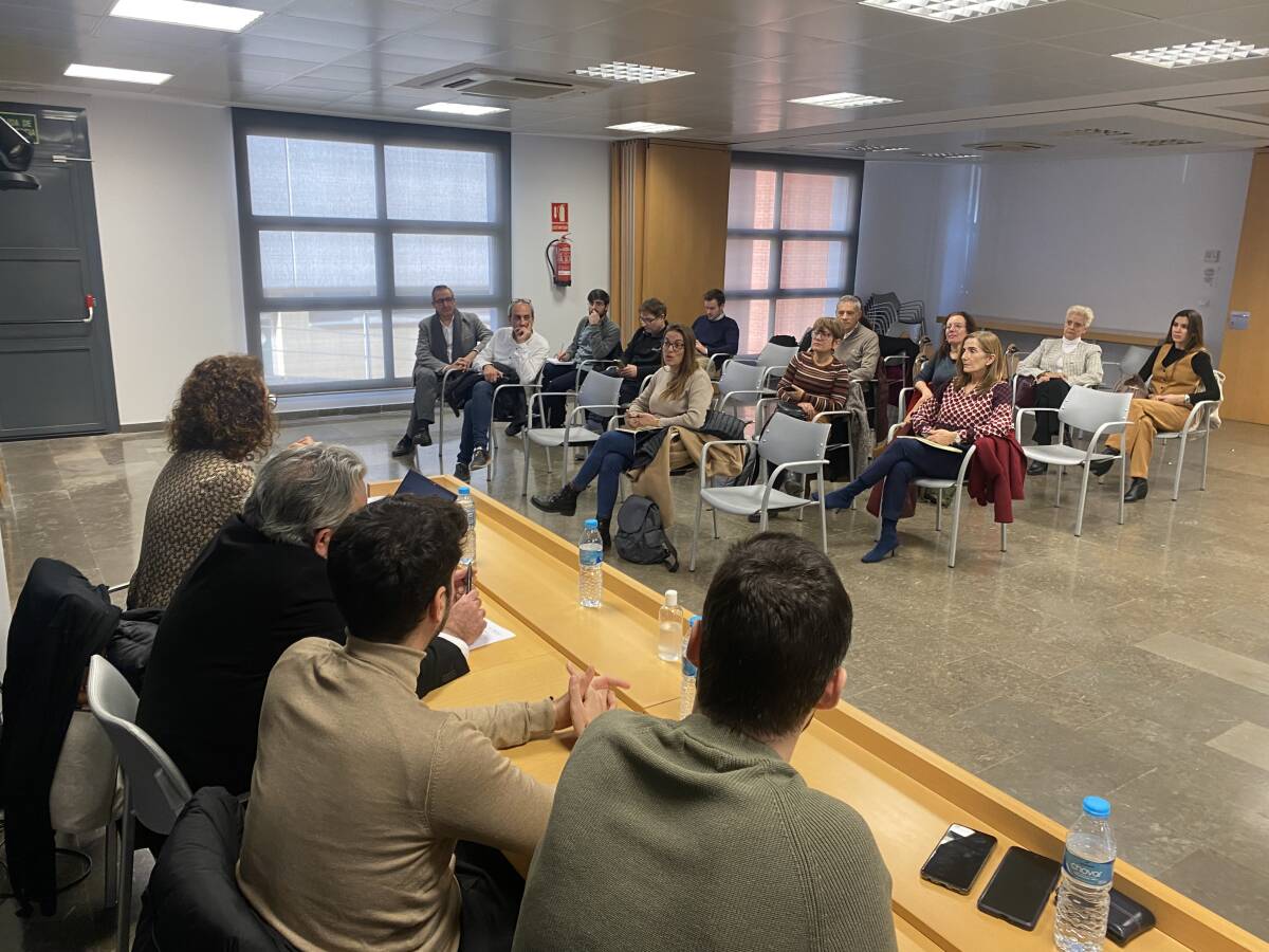 Sala de Conferencias de la EGM Fuente del Jarro, durante la celebración de la jornada. Foto: EGM Fuente del Jarro