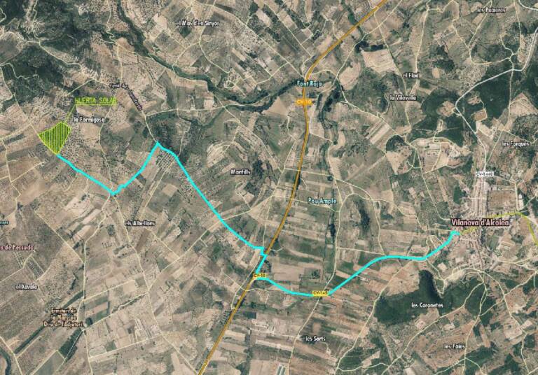 Parcela del proyecto de Valfortec.