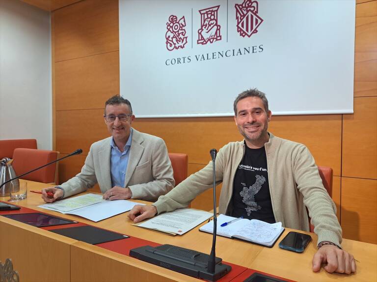 José Luis Lorenz y Gerard Fullana. Foto: COMPROMÍS
