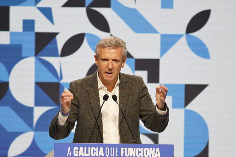 Alfonso Rueda. Foto: GUSTAVO DE LA PAZ/EP
