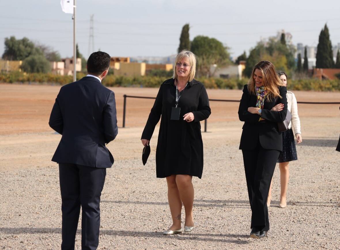 María José Mira, en el centro. 