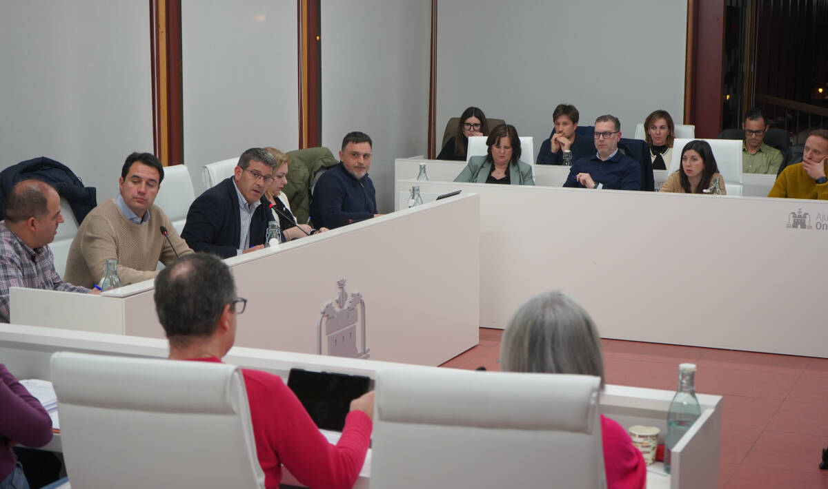 Pleno municipal de Ontinyent. Foto: Ajuntament d'Ontinyent