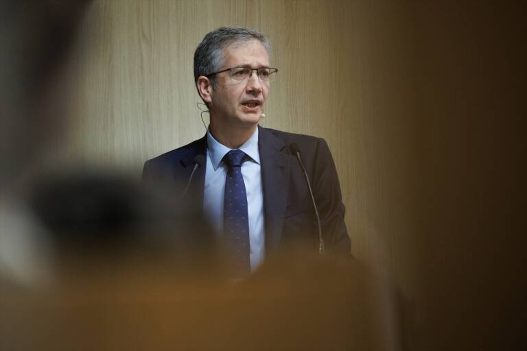 Pablo Hernández de Cos, en una imagen de archivo. Foto: ALEJANDRO MARTÍNEZ VÉLEZ/EP
