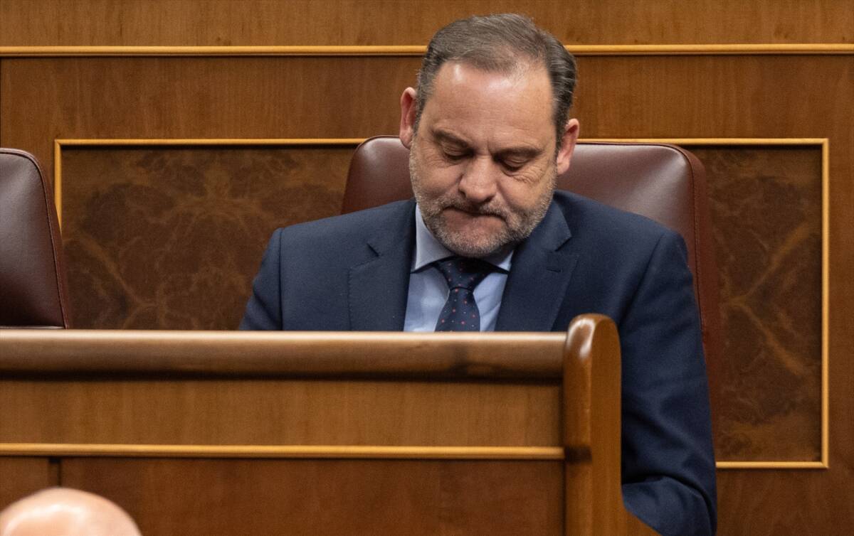 José Luis Ábalos, días atrás en el Congreso. Foto: EP/Eduardo Parra