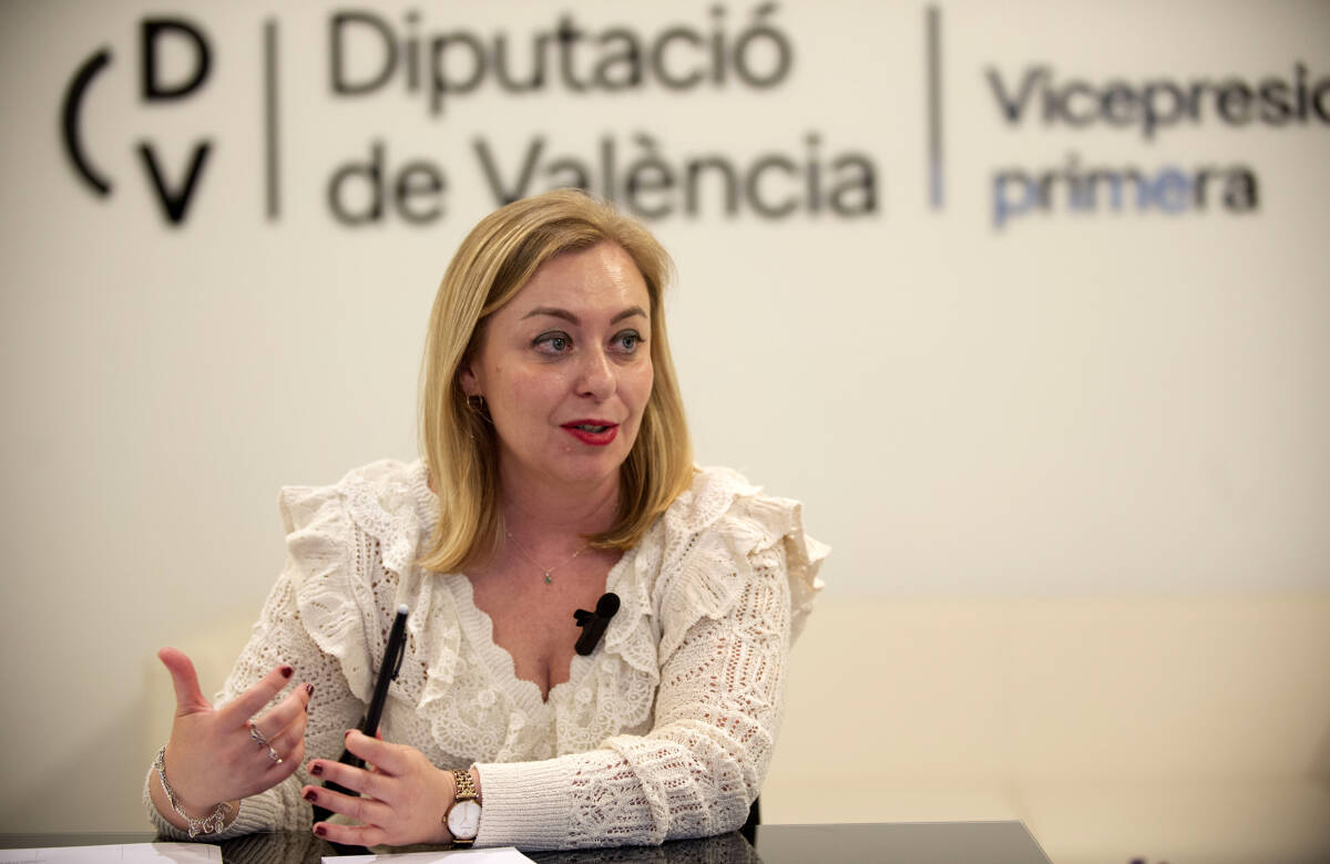 Natalia Enguix, vicepresidenta primera de la Diputación de Valencia. Foto: Diputación de Valencia