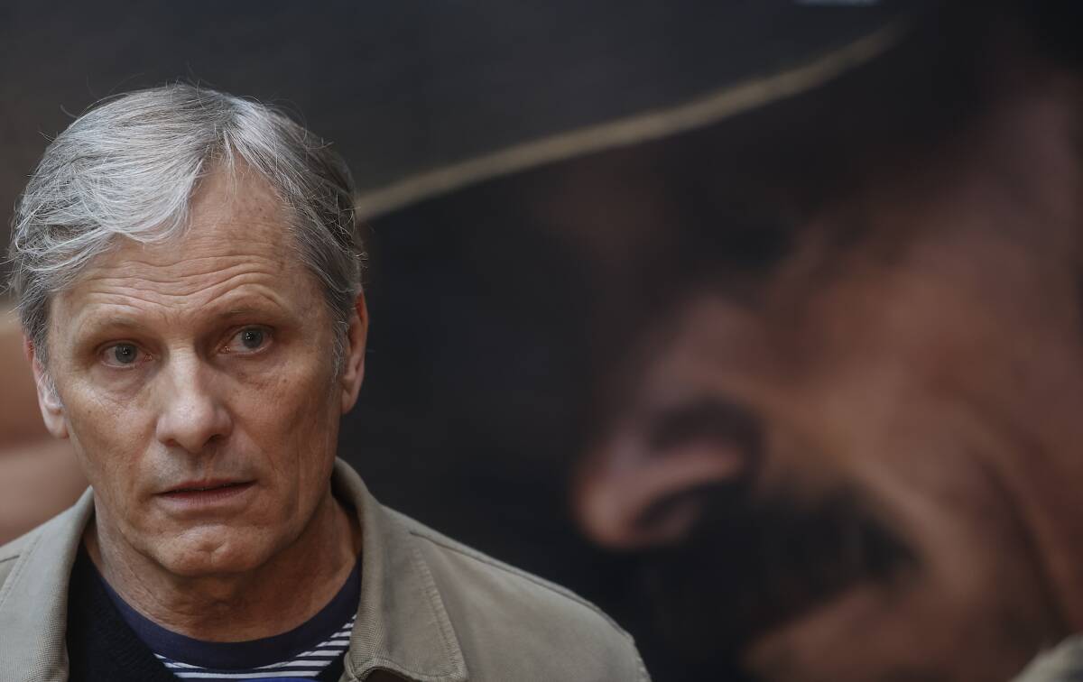 El actor Viggo Mortensen, en la presentación de 'Hasta el fin del mundo' en los Cines Lys, de València. Foto: Rober Solsona / Europa Press