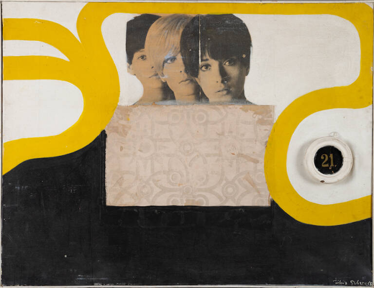 Silvia Gubern, Collage núm. 21, 1965. Museu Nacional d'Art de Catalunya. Foto  Museu Nacional d’Art de Catalunya.