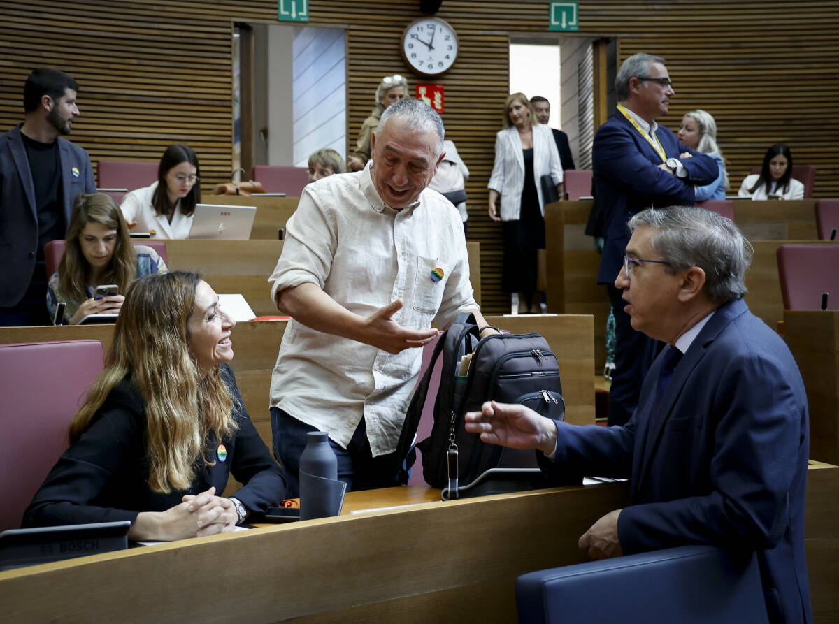 El portavoz de Compromís, Joan Baldoví. Foto: CORTS/José Cuéllar